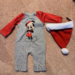 Disney Mickey Mouse Christmas Onesie